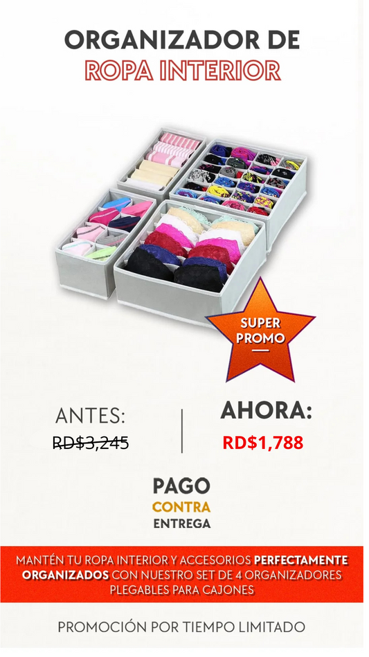 Kit Organizador de Ropa Interior